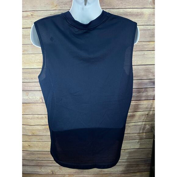 Nike Sleeveless Dri-FIT Shirt – Blue, Size Large Athletic Performance Top - Picture 2 of 7